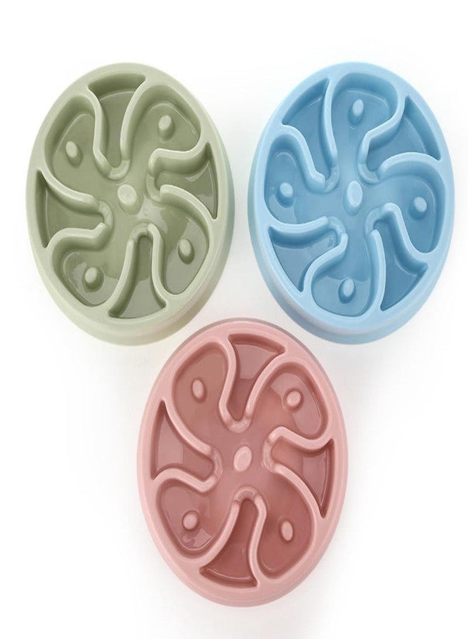 PET FUN Slow Feeder Dog Bowl - Interactive Anti-Gulping Dish for Medium/Small Dogs & Puppies - Flower Shape Design to Prevent Bloating & Aid Digestion - Slower Eating Pet Food Dish- 1Pcs (Multicolour) - Image 3
